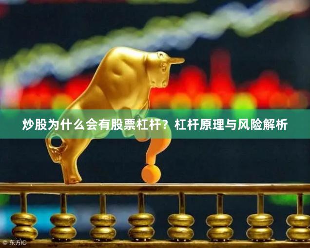 炒股为什么会有股票杠杆？杠杆原理与风险解析
