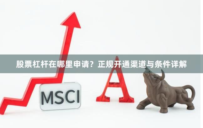 股票杠杆在哪里申请？正规开通渠道与条件详解