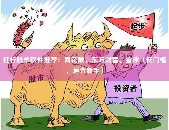 杠杆股票软件推荐：同花顺、东方财富、雪球（低门槛，适合新手）